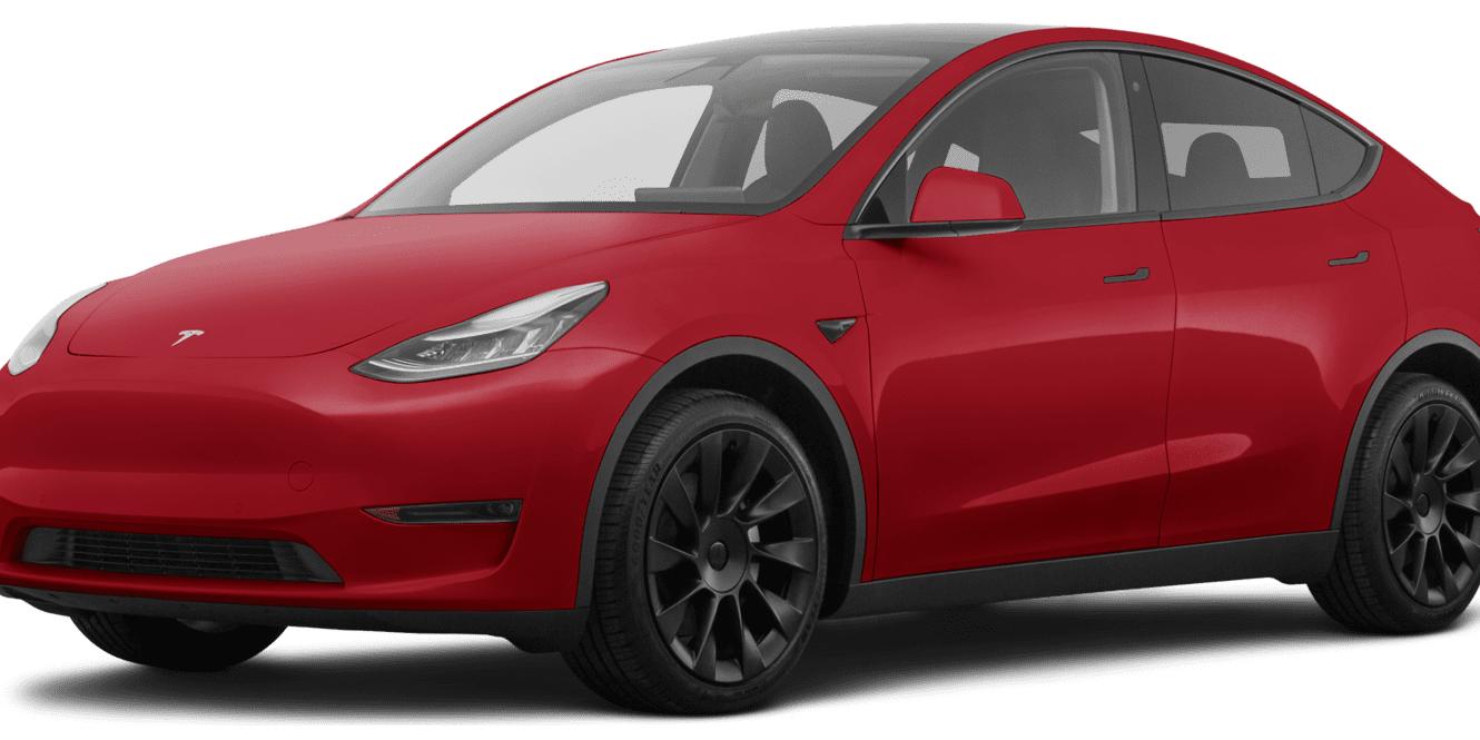 TESLA MODEL Y 2021 5YJYGDEE7MF080687 image